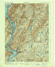 West Point New York Historical topographic map, 1:62500 scale, 15 X 15 Minute, Year 1901