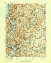 West Point New York Historical topographic map, 1:62500 scale, 15 X 15 Minute, Year 1941