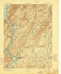 West Point New York Historical topographic map, 1:62500 scale, 15 X 15 Minute, Year 1894