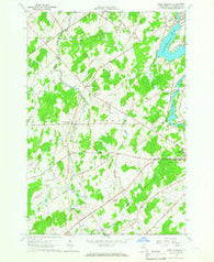 West Potsdam New York Historical topographic map, 1:24000 scale, 7.5 X 7.5 Minute, Year 1964