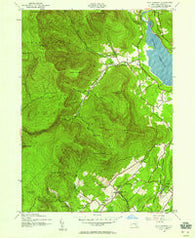 West Shokan New York Historical topographic map, 1:24000 scale, 7.5 X 7.5 Minute, Year 1942