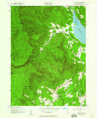West Shokan New York Historical topographic map, 1:24000 scale, 7.5 X 7.5 Minute, Year 1942