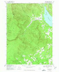 West Shokan New York Historical topographic map, 1:24000 scale, 7.5 X 7.5 Minute, Year 1969