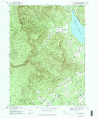 West Shokan New York Historical topographic map, 1:24000 scale, 7.5 X 7.5 Minute, Year 1969