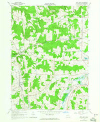 West Valley New York Historical topographic map, 1:24000 scale, 7.5 X 7.5 Minute, Year 1964