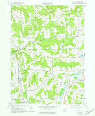 West Valley New York Historical topographic map, 1:24000 scale, 7.5 X 7.5 Minute, Year 1964
