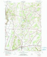 West Winfield New York Historical topographic map, 1:24000 scale, 7.5 X 7.5 Minute, Year 1943