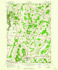 West Winfield New York Historical topographic map, 1:24000 scale, 7.5 X 7.5 Minute, Year 1943