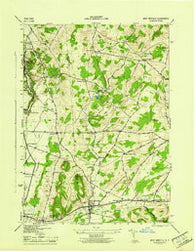 West Winfield New York Historical topographic map, 1:31680 scale, 7.5 X 7.5 Minute, Year 1945
