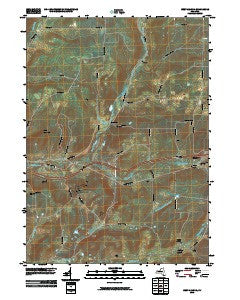 West Almond New York Historical topographic map, 1:24000 scale, 7.5 X 7.5 Minute, Year 2010