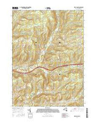 West Almond New York Current topographic map, 1:24000 scale, 7.5 X 7.5 Minute, Year 2016