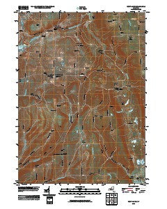 West Danby New York Historical topographic map, 1:24000 scale, 7.5 X 7.5 Minute, Year 2010