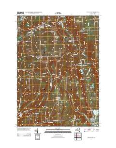 West Danby New York Historical topographic map, 1:24000 scale, 7.5 X 7.5 Minute, Year 2013