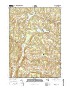 West Eaton New York Current topographic map, 1:24000 scale, 7.5 X 7.5 Minute, Year 2016