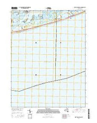 West Gilgo Beach New York Current topographic map, 1:24000 scale, 7.5 X 7.5 Minute, Year 2016