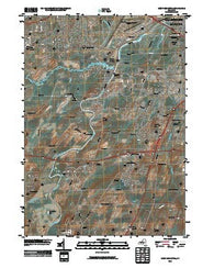 West Henrietta New York Historical topographic map, 1:24000 scale, 7.5 X 7.5 Minute, Year 2010