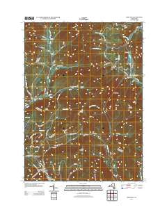 West Kill New York Historical topographic map, 1:24000 scale, 7.5 X 7.5 Minute, Year 2013
