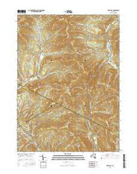 West Kill New York Current topographic map, 1:24000 scale, 7.5 X 7.5 Minute, Year 2016