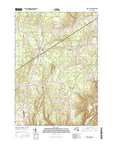 West Leyden New York Current topographic map, 1:24000 scale, 7.5 X 7.5 Minute, Year 2016