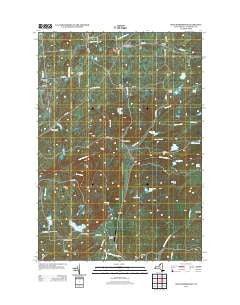 West Pierrepont New York Historical topographic map, 1:24000 scale, 7.5 X 7.5 Minute, Year 2013