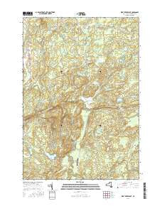 West Pierrepont New York Current topographic map, 1:24000 scale, 7.5 X 7.5 Minute, Year 2016