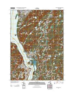 West Point New York Historical topographic map, 1:24000 scale, 7.5 X 7.5 Minute, Year 2013