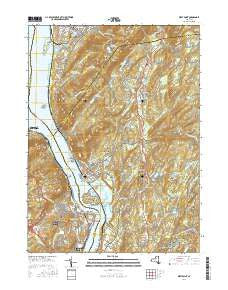 West Point New York Current topographic map, 1:24000 scale, 7.5 X 7.5 Minute, Year 2016
