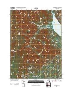 West Shokan New York Historical topographic map, 1:24000 scale, 7.5 X 7.5 Minute, Year 2013