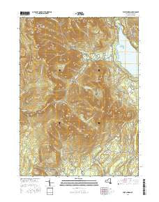 West Shokan New York Current topographic map, 1:24000 scale, 7.5 X 7.5 Minute, Year 2016