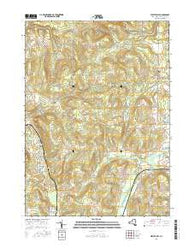 West Valley New York Current topographic map, 1:24000 scale, 7.5 X 7.5 Minute, Year 2016