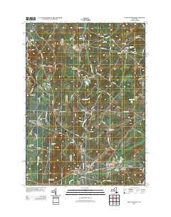 West Winfield New York Historical topographic map, 1:24000 scale, 7.5 X 7.5 Minute, Year 2013