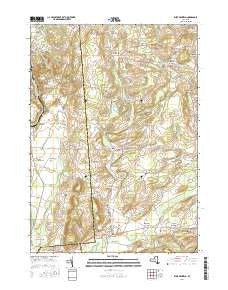West Winfield New York Current topographic map, 1:24000 scale, 7.5 X 7.5 Minute, Year 2016