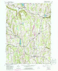 Westerlo New York Historical topographic map, 1:24000 scale, 7.5 X 7.5 Minute, Year 1943