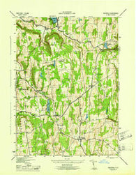 Westerlo New York Historical topographic map, 1:31680 scale, 7.5 X 7.5 Minute, Year 1946