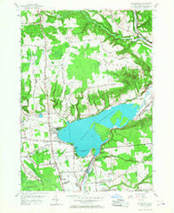 Westernville New York Historical topographic map, 1:24000 scale, 7.5 X 7.5 Minute, Year 1955
