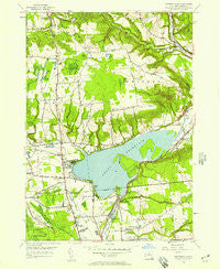 Westernville New York Historical topographic map, 1:24000 scale, 7.5 X 7.5 Minute, Year 1955