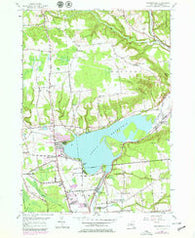 Westernville New York Historical topographic map, 1:24000 scale, 7.5 X 7.5 Minute, Year 1955