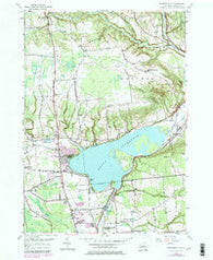 Westernville New York Historical topographic map, 1:24000 scale, 7.5 X 7.5 Minute, Year 1955