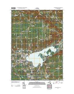 Westernville New York Historical topographic map, 1:24000 scale, 7.5 X 7.5 Minute, Year 2013
