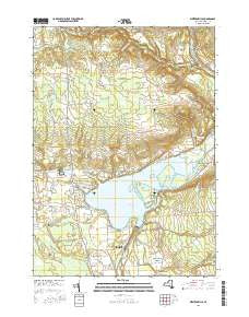 Westernville New York Current topographic map, 1:24000 scale, 7.5 X 7.5 Minute, Year 2016