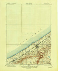 Westfield New York Historical topographic map, 1:62500 scale, 15 X 15 Minute, Year 1899