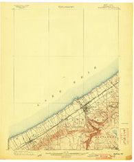 Westfield New York Historical topographic map, 1:62500 scale, 15 X 15 Minute, Year 1899