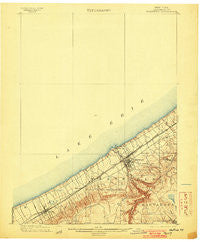 Westfield New York Historical topographic map, 1:62500 scale, 15 X 15 Minute, Year 1899