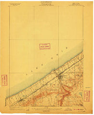 Westfield New York Historical topographic map, 1:62500 scale, 15 X 15 Minute, Year 1899
