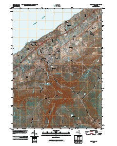 Westfield New York Historical topographic map, 1:24000 scale, 7.5 X 7.5 Minute, Year 2010