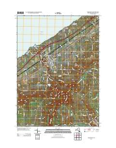 Westfield New York Historical topographic map, 1:24000 scale, 7.5 X 7.5 Minute, Year 2013