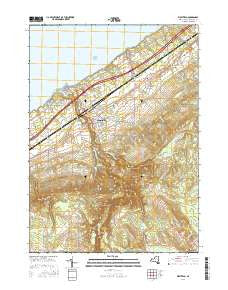 Westfield New York Current topographic map, 1:24000 scale, 7.5 X 7.5 Minute, Year 2016