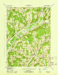 Westford New York Historical topographic map, 1:31680 scale, 7.5 X 7.5 Minute, Year 1945