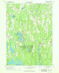 White Lake New York Historical topographic map, 1:24000 scale, 7.5 X 7.5 Minute, Year 1967