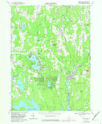 White Lake New York Historical topographic map, 1:24000 scale, 7.5 X 7.5 Minute, Year 1967